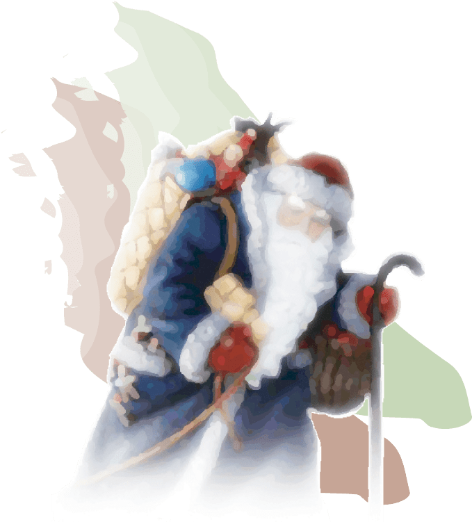 Finland Originally Took The Opposite Approach To Christmas - Finnish Santa (750x796), Png Download