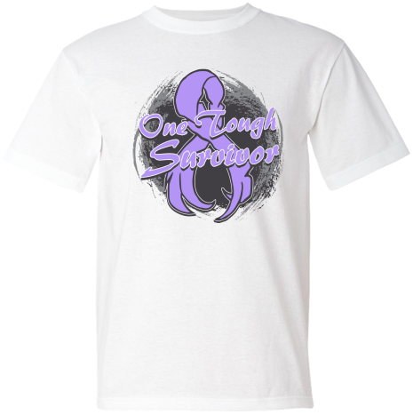 General Cancer "one Tough Survivor" Spotlighting A - Awareness Ribbon (480x480), Png Download