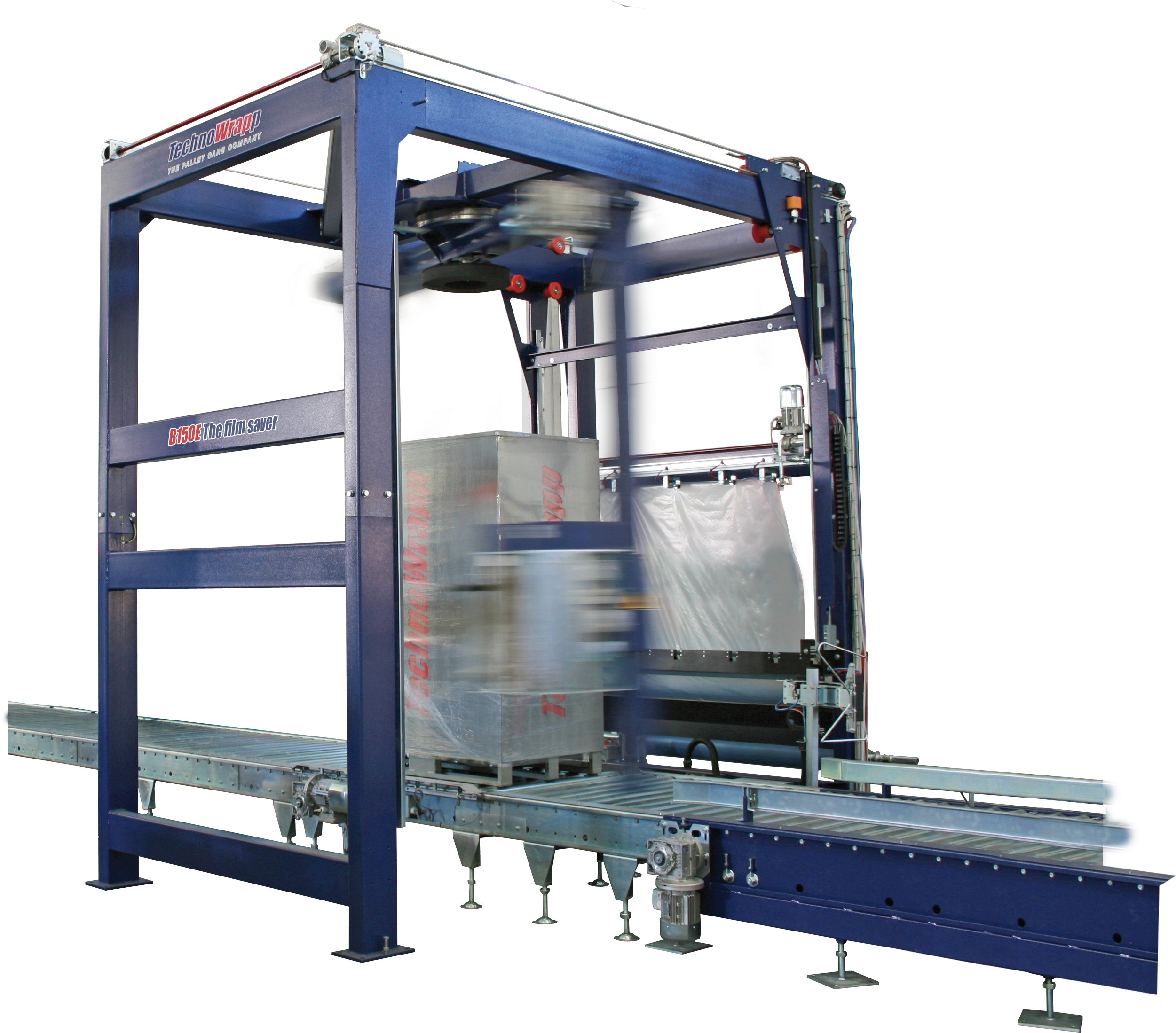 Automatic Rotary Arm Pallet Wrapper - Wikimedia Commons (2664x2288), Png Download