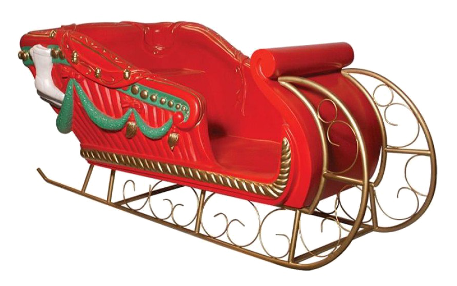Santa Sleigh Png Photo - Santa Claus (900x1080), Png Download