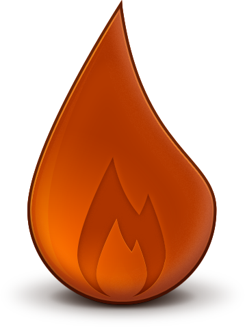 Real Flame Png Announcing The New Flame Theme From - Icon (358x478), Png Download