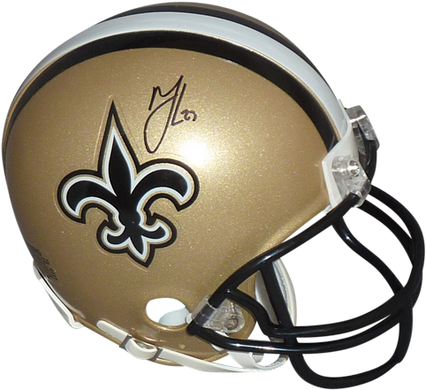 Marshon Lattimore Autographed New Orleans Saints Mini - New Orleans Saints (500x500), Png Download