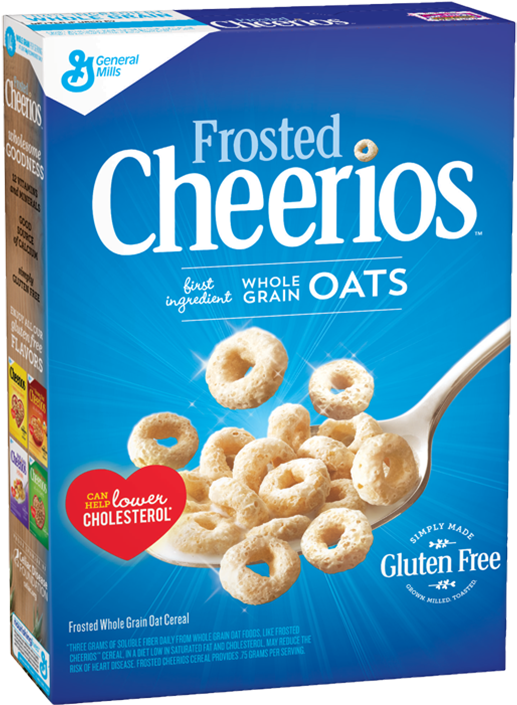 Honey Nut Cheerios (592x704), Png Download