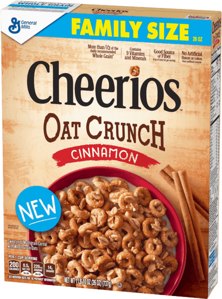 Cheerios™ Offer - Cheerios Oat Crunch (348x348), Png Download
