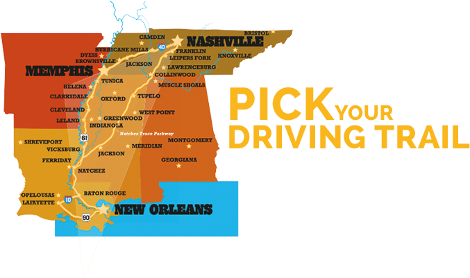 Gold Record Road™ - Americana Music Triangle (684x400), Png Download
