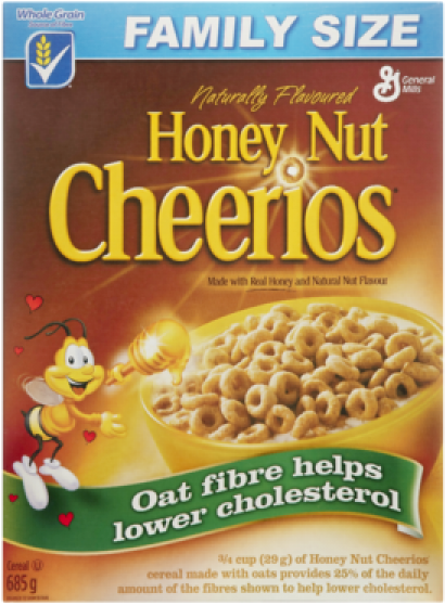 Honey Nut Cheerios (600x600), Png Download