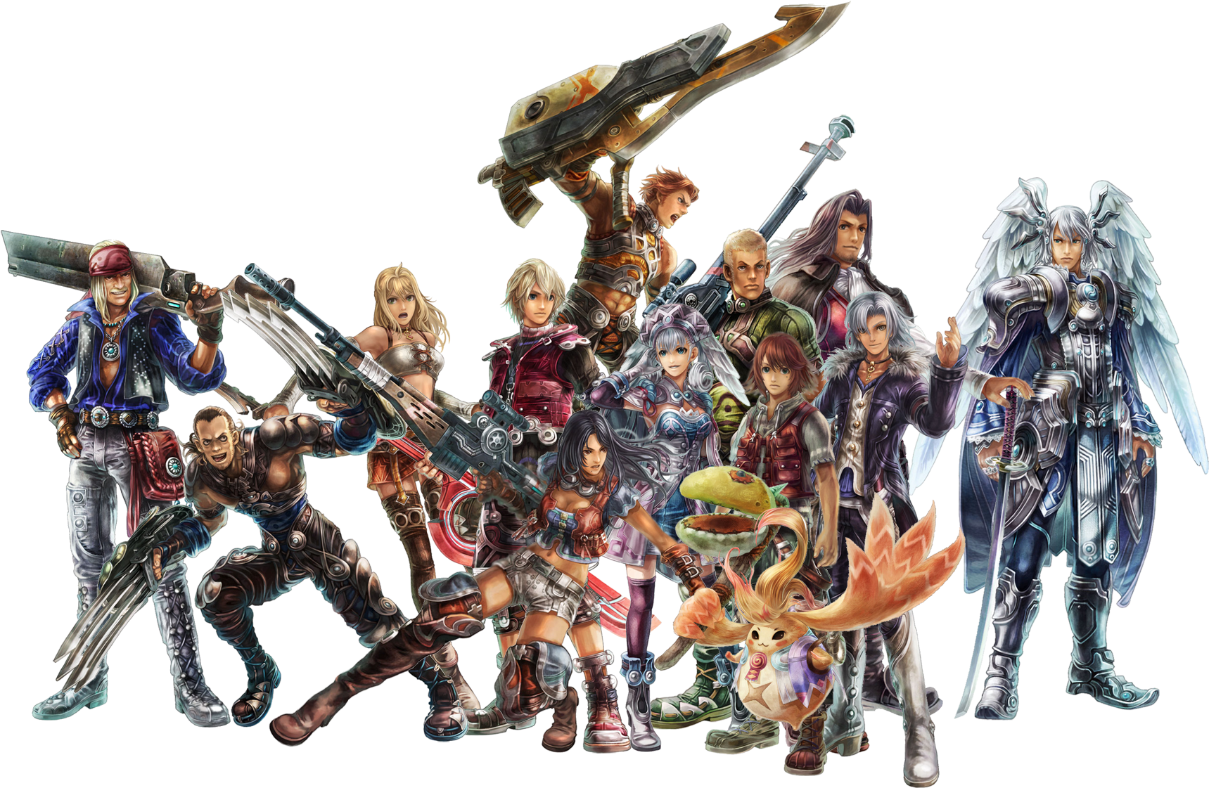 Now I Wanna Play A Bladebound Magus Based Off Of Shulk - Xenoblade Chronicles Characters (1760x1138), Png Download