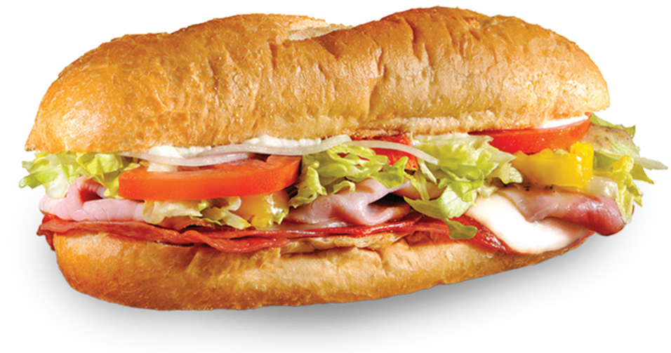 Loaded Italian Sub - Chicken Sate Burger Png (1000x554), Png Download