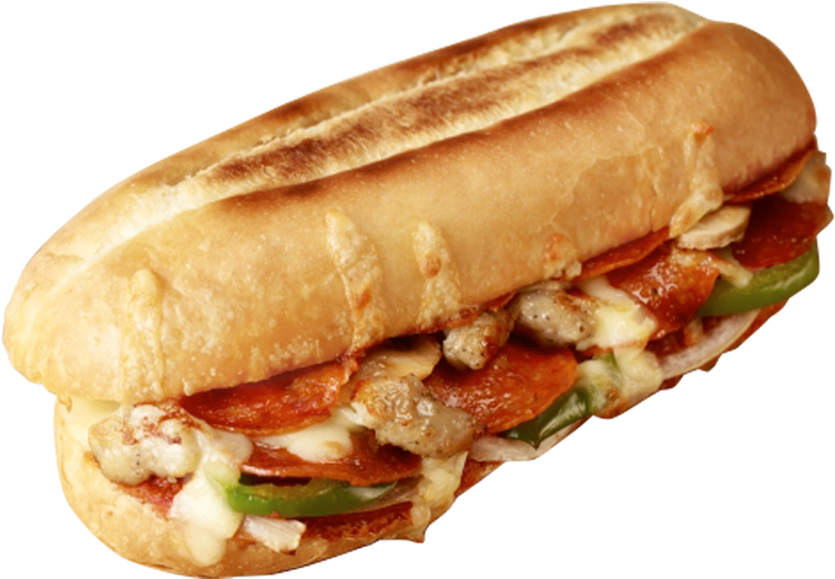 Transparent Pizza Sandwich - Dominos Sandwich Png (800x550), Png Download