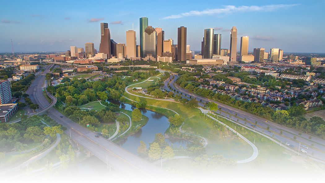 Houston Texas Car Rentals - Urban Neighborhood Houston Texas (1050x590), Png Download