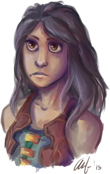 Girl (500x682), Png Download