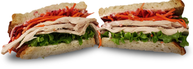Signature Sandwiches - Original Ferrell's Donuts (620x221), Png Download