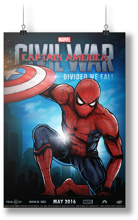 Illustration - Marvel's Captain America: Civil War: The Art (531x772), Png Download