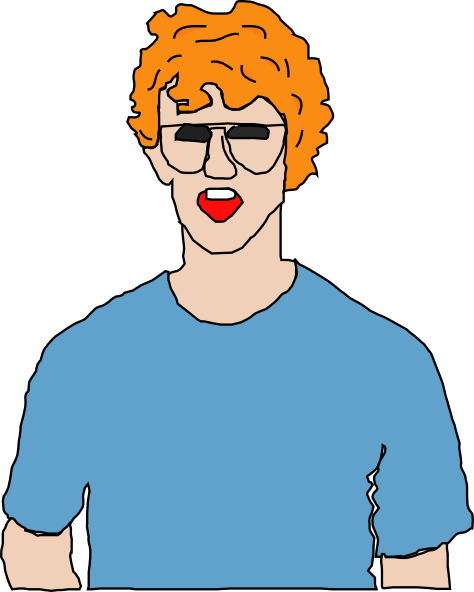 Free Vector Napoleon Dynamite Clip Art - Napoleon Dynamite Clipart (474x592), Png Download