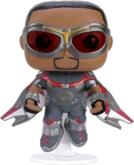 Captain America Civil War - Funko Pop Captain America Civil War Falcon (600x600), Png Download