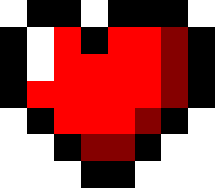 Heart Zelda - 10 X 10 Pixels (715x1100), Png Download