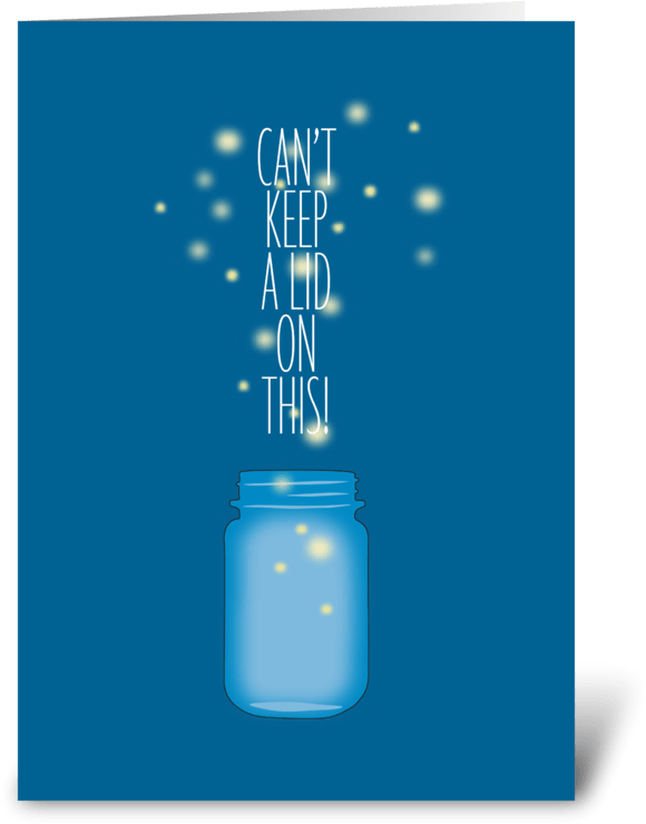 Fireflies Greeting Card - Electronics (700x792), Png Download