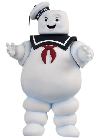 Share This Image - Stay Puft Marshmallow Man (322x449), Png Download