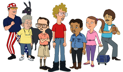 Napoleon Dynamite Image - Napoleon Dynamite Cartoon Characters (500x301), Png Download