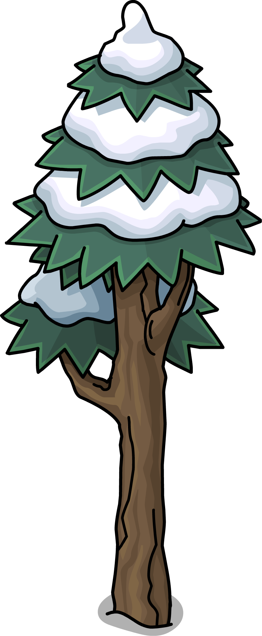 Furniture Sprites 2135 001 - Club Penguin Tree Furniture (890x2155), Png Download