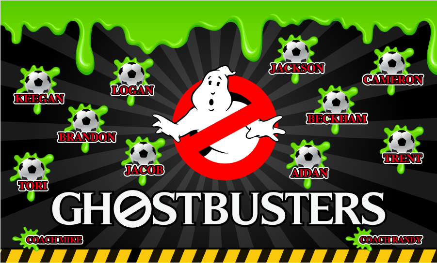 3'x5′ Vinyl Banner Ghostbusters - Graphic Design (900x900), Png Download