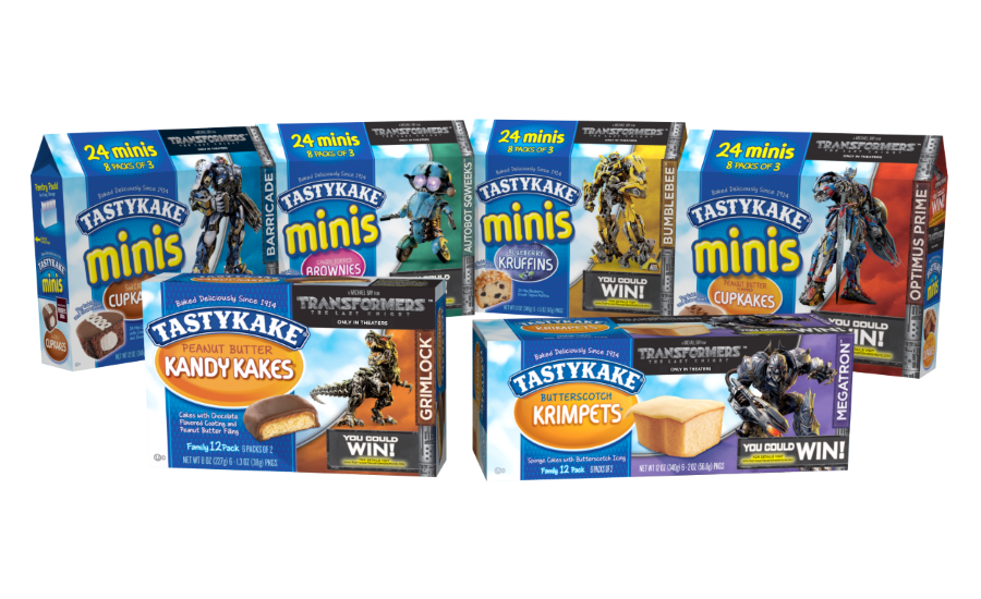 Tastykake Partners With Transformers - Transformers The Last Knight Cake (900x550), Png Download