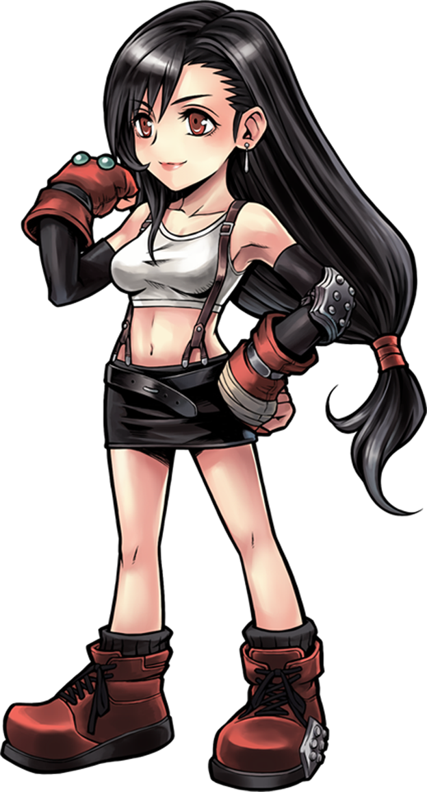 Dffoo Tifa - Final Fantasy Opera Omnia Tifa (624x1156), Png Download