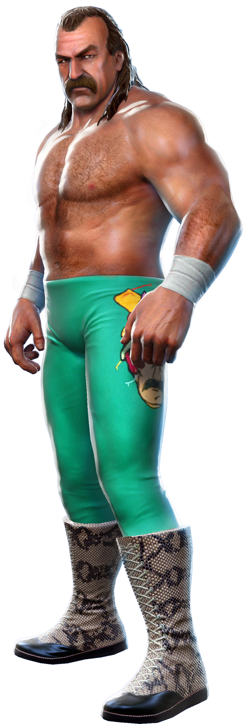 Wwe All Stars Wiki - Wwe All Stars Jake Roberts (1837x2750), Png Download