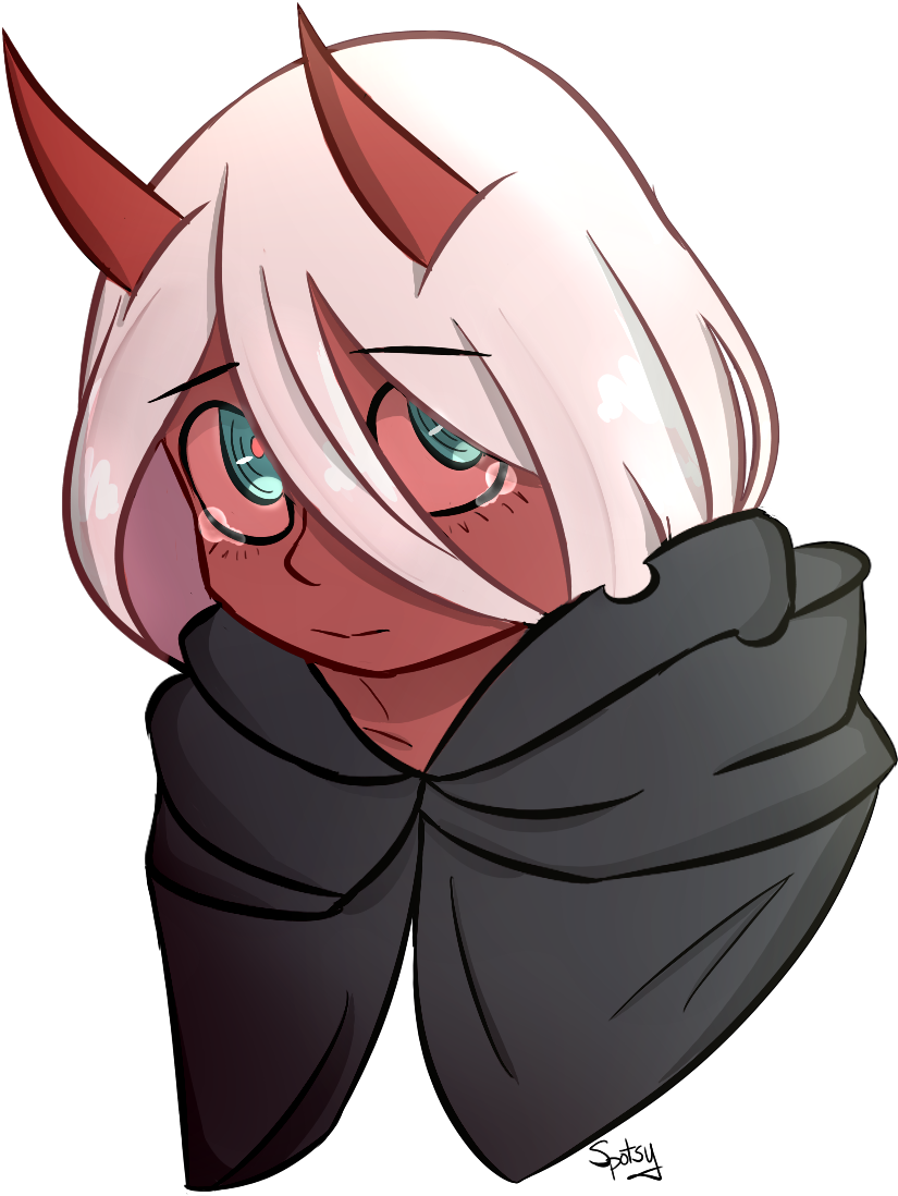 Homo Sapiens Mammal Vertebrate Fictional Character - Zero Two (1000x1400), Png Download