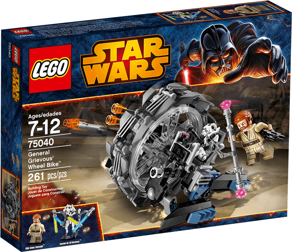 General Grievous' Wheel Bike™ - Lego 75040 (1488x837), Png Download