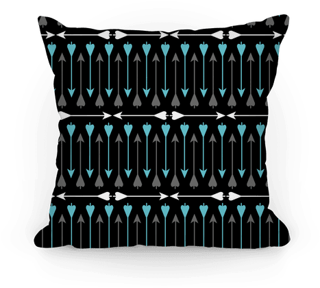 Bow Arrow Stripe Pattern Pillow - Cushion (484x484), Png Download