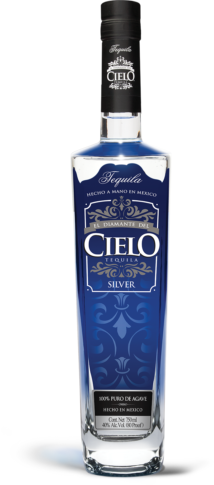 Cielo Tequila - Silver - Cielo Tequila Silver (688x1557), Png Download