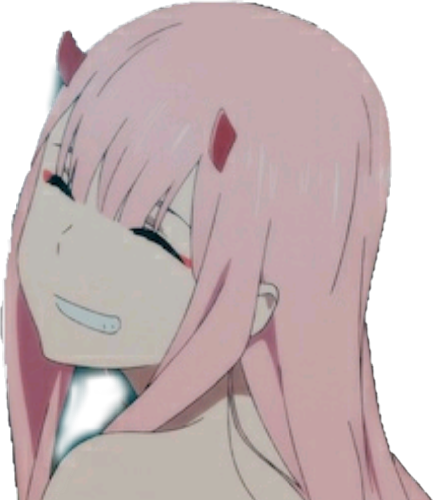 Download Transparent Zerotwo Sticker Darling In The Franxx Zero Two Smiling PNGkit Download Transparent Zerotwo Sticker Darling In The Franxx Zero Two Smiling PNGkit