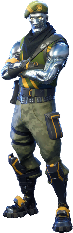 Gameplay - Fortnite Rust Lord Png (1100x1100), Png Download