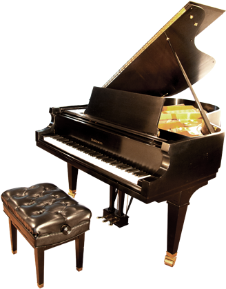 7' Studio Grand Piano - Transparent Studio Piano (470x470), Png Download