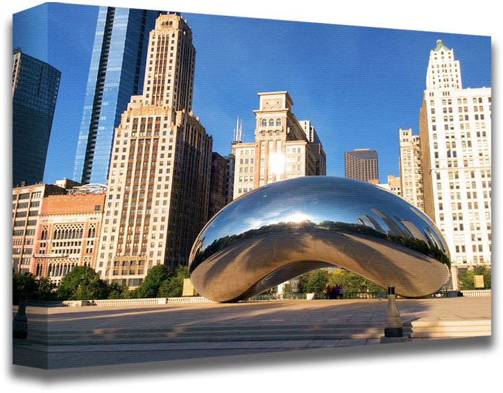 Canvas - Cloud Gate (800x600), Png Download