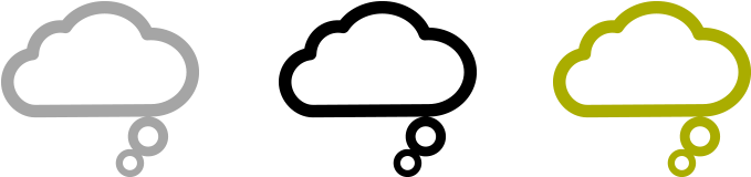 Thought-cloud - Omnichannel (750x250), Png Download