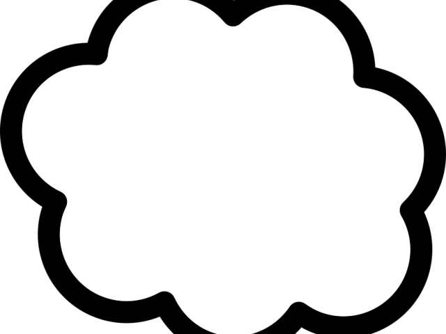 Thought Cloud - Cartoon Cloud Png Transparent (640x480), Png Download