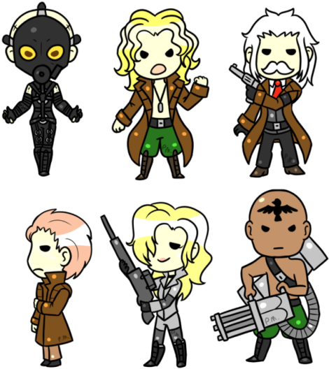 Chibi Time, Today's Set Being My Favorite Metal Gear - Liquid Snake (500x563), Png Download
