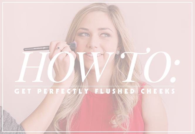 Easy Tricks To Get The 'just Flushed' Look For Valentine's - Girl (665x458), Png Download