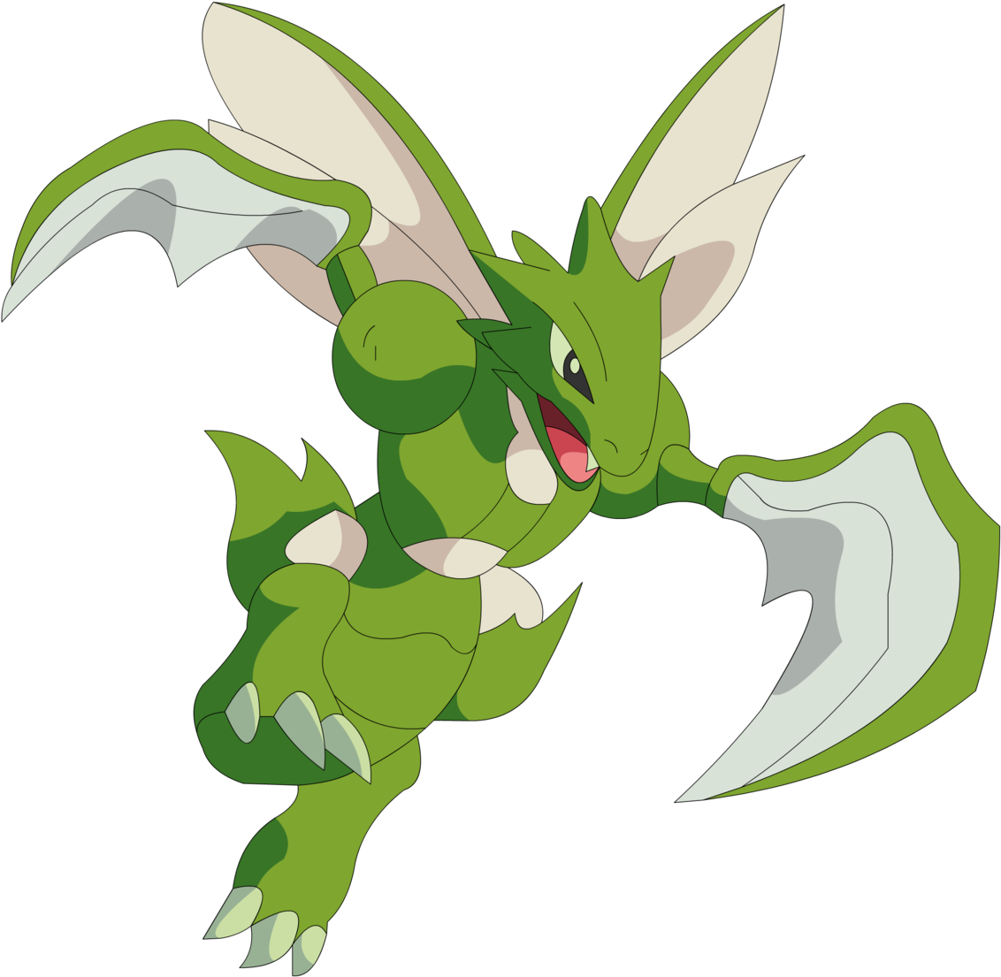 Scyther By Dedhpkmn-d5sodmm - Pokemon Scyther Png (1600x1164), Png Download