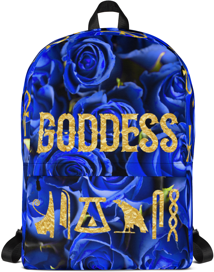Negash ™ Blue Rose Goddess Backpack - Serenity, Passion, Love [book] (1000x1000), Png Download