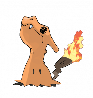 Mimikkyu - Mimic Pokemon Sun And Moon (381x400), Png Download