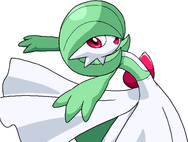 I Like Green Onion Head Pokemon Because She Has Layers - Pokemon Gardevoir Sfm (635x480), Png Download