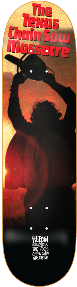 Heroin Texas Chainsaw Massacre Leatherface Deck - Heroin Leatherface Deck (1000x1023), Png Download