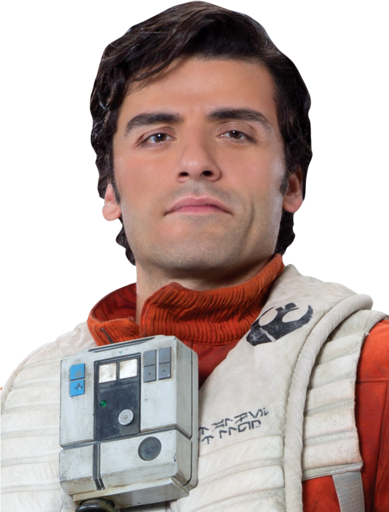 Poedameronhs-fathead - Poe Starwars (768x1024), Png Download