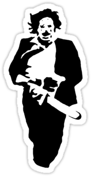 If Not, Sorry Sticker,375x360 - Texas Chainsaw Massacre Stencil (375x360), Png Download