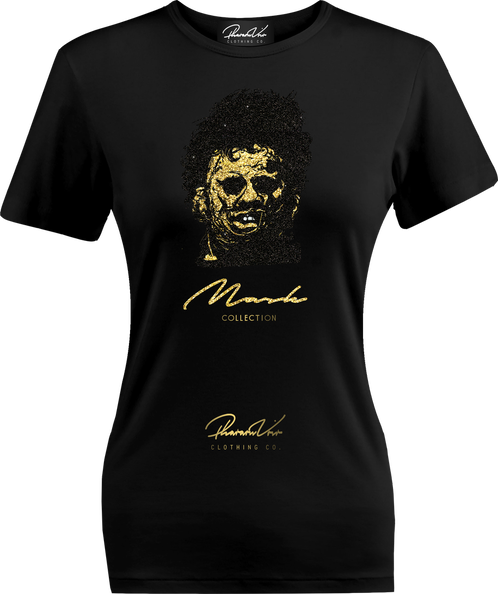 Ladies Mask Collection Leather Face - T-shirt (498x594), Png Download