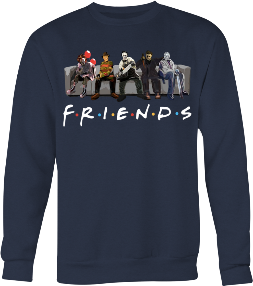 Pennywise It Leatherface Krueger Jason Voorhees Myers - Friends Season (1024x1024), Png Download