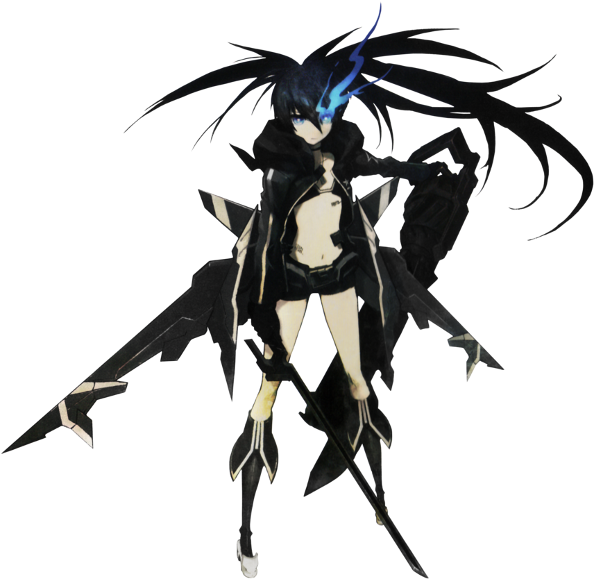 Dragon Ball Wiki - Black * Rock Shooter: The Game (900x872), Png Download